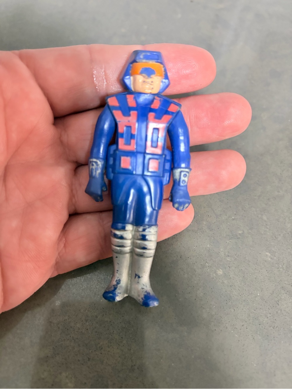 Vintage Fisher Price action figures Paramedic, stuntman, Astro knight space acti